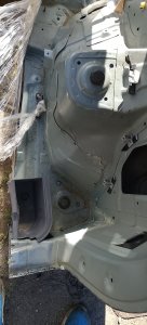 Крыло заднее правое без ржавчины из японии HYUNDAI TUCSON OEM 715042EB01 JM 2005
